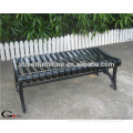 Modern backless cast iron benches for outdoor furniture China